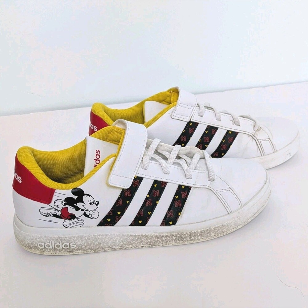 Adidas X Disney Grand Court Mickey Mouse Shoes Kid US 6, Womens US 7 Hook Loop
